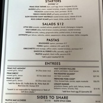 Losanti - Menu August 2020 - Steakhouses Near Me - Cincinnati, Ohio Losanti - Menu August 2020 - Steakhouses Near Me - Cincinnati, Ohio