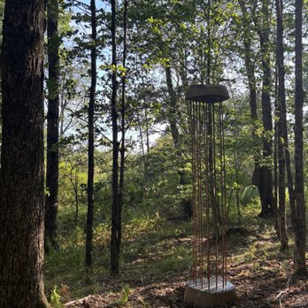 Wander at LongWoods - One of the sculptures on the walking path behind the restaurant. - Desserts Near Me - Cumberland Center, Maine