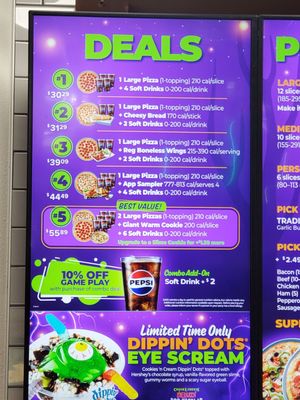 Menu photo 2 Chuck E. Cheese Madison, WI Menu photo 2 Chuck E. Cheese Madison, WI