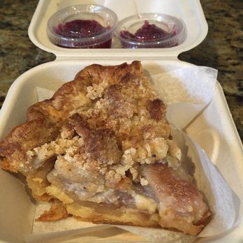 Pop Pie - Pear Frangipane Pie Slice with Cranberry Compote - Bakeries Near Me - Costa Mesa, California