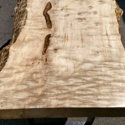 AjE Custom Woodworking - Figured Maple Desk Top