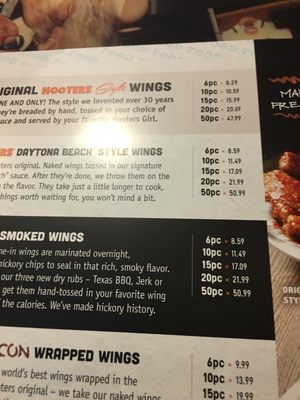 Menu photo 2 Hooters Goodlettsville, TN
