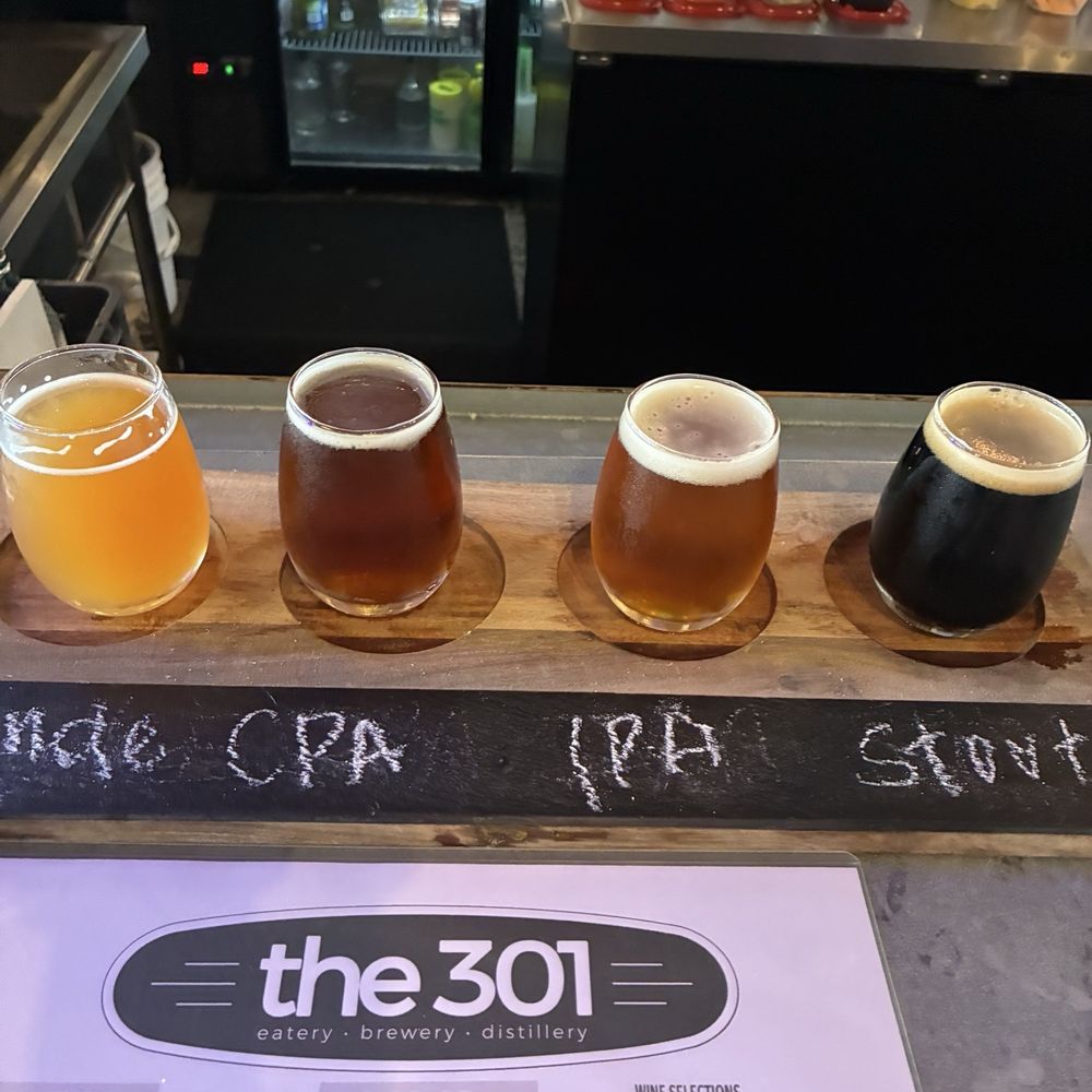 The 301 - Four beer flight! IPA and Stout were our favorites! - Distilleries Near Me - Sebring, Florida The 301 - Four beer flight! IPA and Stout were our favorites! - Distilleries Near Me - Sebring, Florida