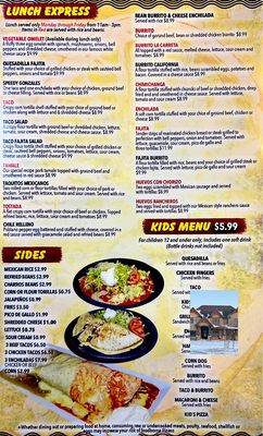 Menu photo 6 La Carreta Seward, NE Menu photo 6 La Carreta Seward, NE