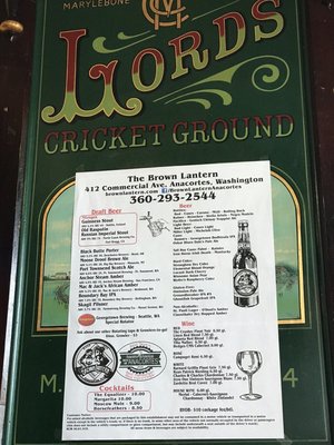 Menu photo 4 The Brown Lantern Alehouse Anacortes, WA Menu photo 4 The Brown Lantern Alehouse Anacortes, WA