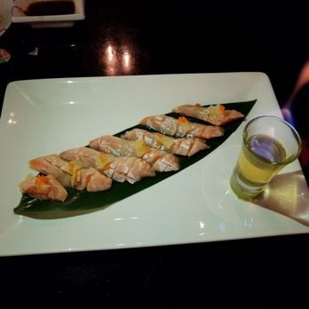 Miyazaki - What a wonderful presentation!!  Very special salmon.  The chef is exceptional! - Sushi Bars Near Me - Oak Ridge North, Texas
