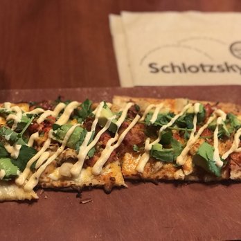 Schlotzsky's - California chicken avocado flatbread.  s'good. - Sandwiches Near Me - Austin, Texas