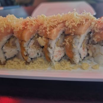 Mo Thai and Sushi Bar - Super Roll...imitation crab meat, cream cheese n smoked salmon. Delicious! - Thai Near Me - McDonough, Georgia Mo Thai and Sushi Bar - Super Roll...imitation crab meat, cream cheese n smoked salmon. Delicious! - Thai Near Me - McDonough, Georgia