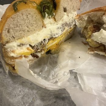 Rubys Bagels - Bacon egg and jalapeno cream cheese, jalapeno bagel - Bagels Near Me - Milwaukee, Wisconsin Rubys Bagels - Bacon egg and jalapeno cream cheese, jalapeno bagel - Bagels Near Me - Milwaukee, Wisconsin