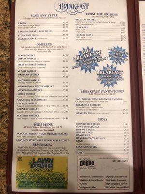 Menu photo 3 River Rock Diner Owego, NY