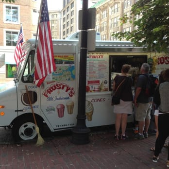 Boston Frosty - a group of people standing outside of a ice cream truck - Ice Cream & Frozen Yogurt Near Me - Boston, Massachusetts Boston Frosty - a group of people standing outside of a ice cream truck - Ice Cream & Frozen Yogurt Near Me - Boston, Massachusetts