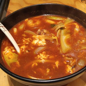 Gami Chicken & Beer - Spicy Seafood Soup ($18) - Korean Near Me - Melbourne, VIC