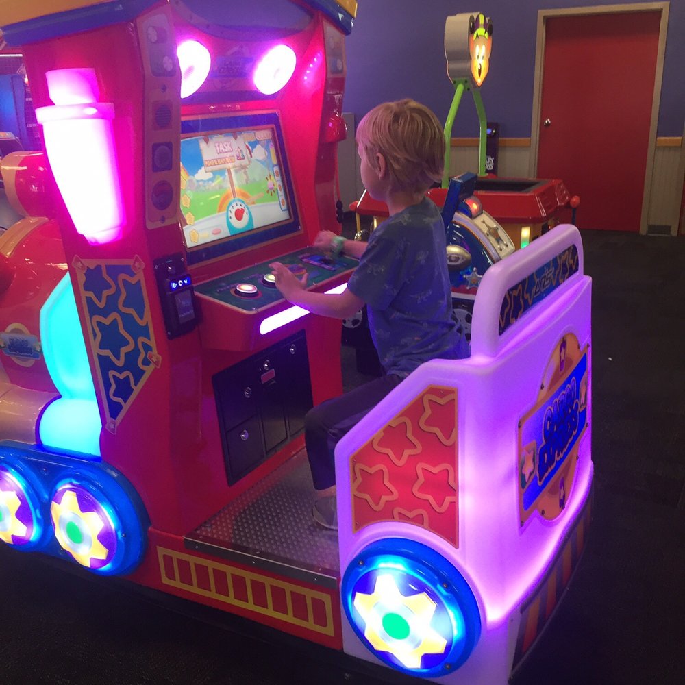 Chuck E. Cheese - New ride that dispenses tickets - Pizza Near Me - West Hills, California