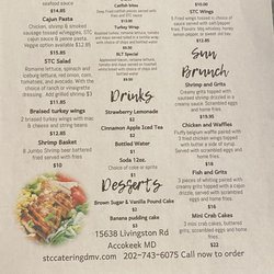 STC Soul - Menu