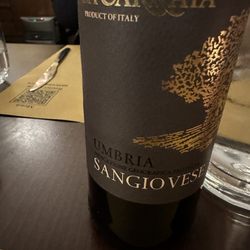 Half bottle with late dinner