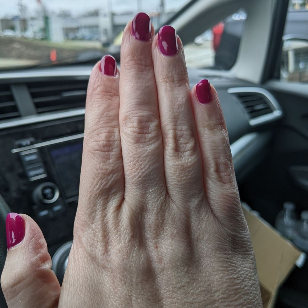 MiniLuxe - Love my nails - gel color is "Heartless" but it reminds me of OPI Miami Beat - Nail Salons Near Me - Hingham, Massachusetts