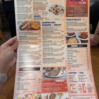 Peach Valley Cafè - Lunch menu - Cafes Near Me - Ormond Beach, Florida