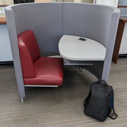 Port Washington Public Library - Private cubicle.