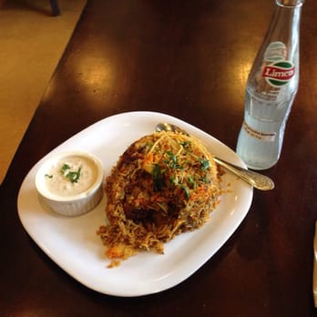 IndAroma - Delicious chicken biryani, with Limea. Indian version of Sprite but way better - Indian Near Me - Alexandria, Virginia