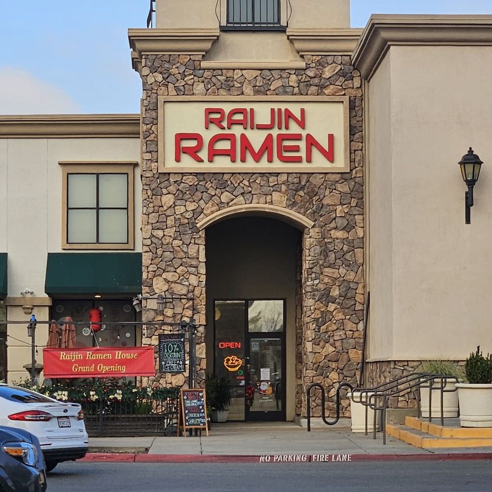 Raijin Ramen - Exterior, next to and to the left of Raleys. - Ramen Near Me - Lincoln, California Raijin Ramen - Exterior, next to and to the left of Raleys. - Ramen Near Me - Lincoln, California