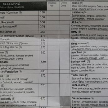 Nippon Sushi - Maki menu - Sushi Bars Near Me - Montreal, Quebec Nippon Sushi - Maki menu - Sushi Bars Near Me - Montreal, Quebec