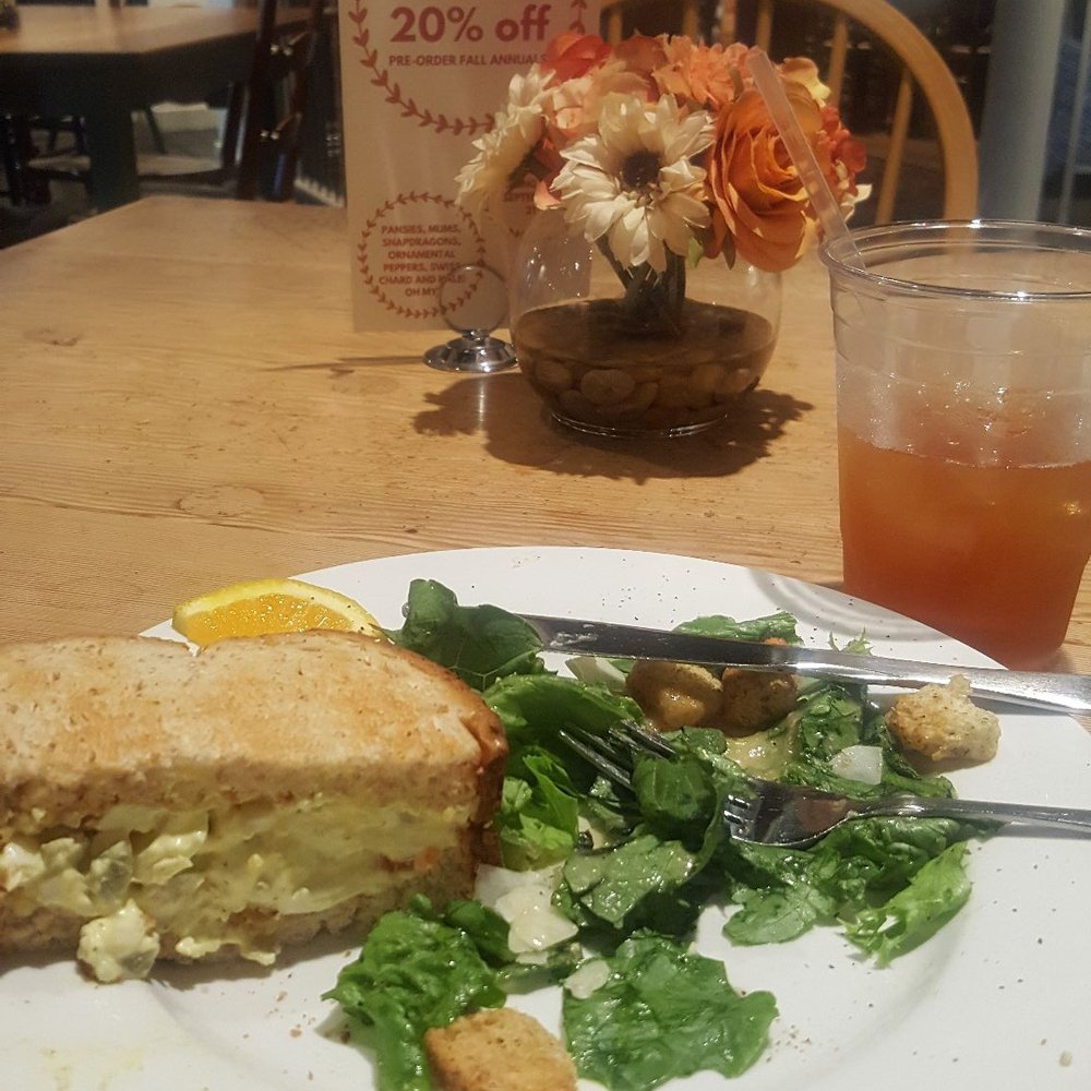 Palladio Antiques - Lunch in the Cafe...killer egg salad on wheatberry - Antiques Near Me - Memphis, Tennessee Palladio Antiques - Lunch in the Cafe...killer egg salad on wheatberry - Antiques Near Me - Memphis, Tennessee