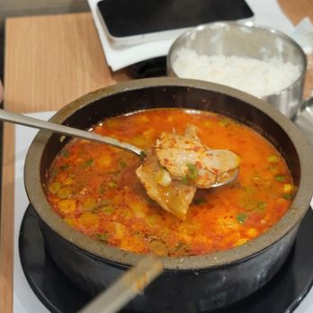 Moobongri Soondae - Spicy pork jjigae - Korean Near Me - Aurora, Colorado Moobongri Soondae - Spicy pork jjigae - Korean Near Me - Aurora, Colorado