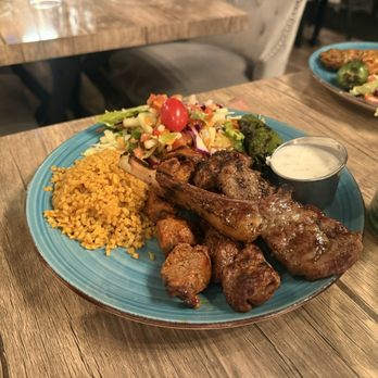 Anatolia  - Lamb Mixed Grill with brown rice - Mediterranean Near Me - West Hempstead, New York