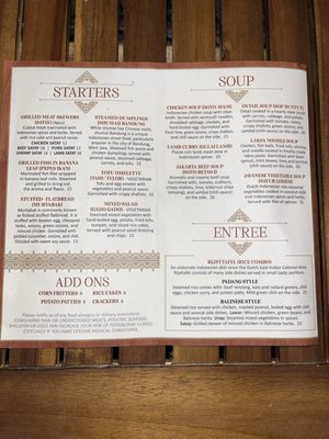 Menu photo 2 Indo Bistro & Grill Montgomery, AL Menu photo 2 Indo Bistro & Grill Montgomery, AL