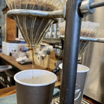 Roast'd Coffee - Fort Lee - Foaming coffee beans aka fresh coffee - Coffee Roasteries Near Me - Fort Lee, New Jersey