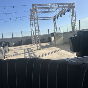 Topgolf - DJ area - New American Near Me - Fort Worth, Texas Topgolf - DJ area - New American Near Me - Fort Worth, Texas