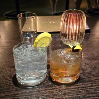 Company Chattanooga - An old-fashioned and a gin drink that Cory made for me when I said, "Make me something you like!". - Southern Near Me - Chattanooga, Tennessee