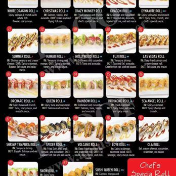 Sushi Queen - Dinner All You Can Eat Menu - Sushi Bars Near Me - Tonawanda, New York