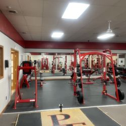 Luverne Power Fitness - First floor gym layout.