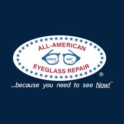 All American Eyeglass Repair - All American Eyeglass Repair logo -- "...because you need to see Now!"