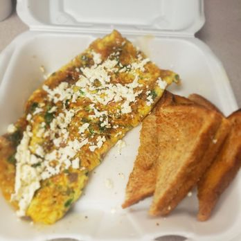 Cafe Illyria - Greek omelet, super flavorful - Sandwiches Near Me - Columbus, Ohio