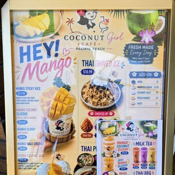 Coconut Girl Cafe - Menu 6/26 - Thai Near Me - San Diego, California Coconut Girl Cafe - Menu 6/26 - Thai Near Me - San Diego, California