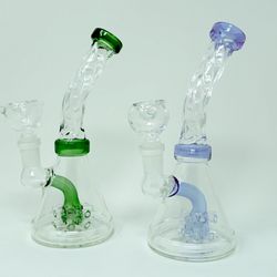 TRICK TRACK SMOKE SHOP  - Beautiful hand twisted water pipes with intricate percolators