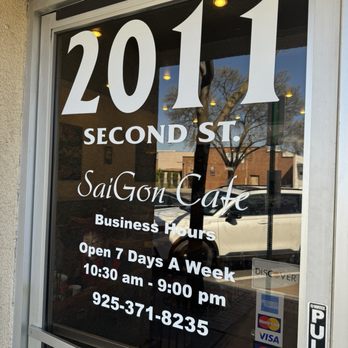 Saigon Cafe - Hours as of March 2024 - Vietnamese Near Me - Livermore, California