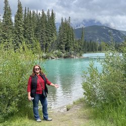 Just Roughin' It Adventure Company - Marsh hike in Banff- such beautiful scenery and waters!