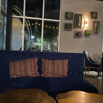 Corkscrew Kingsley - That blue sofa is amazing - Wine Bars Near Me - Fort Mill, South Carolina
