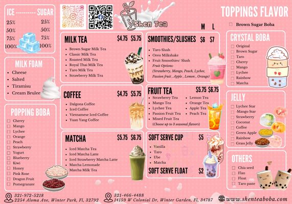Menu photo 7 Shen Tea - Winter Garden Winter Garden, FL
