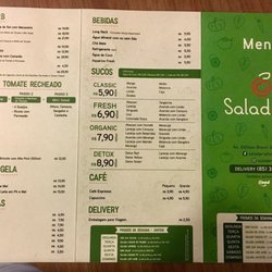 Saladeria - Menu