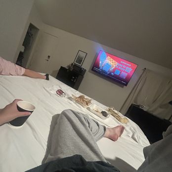 Hotel Dega - In our room, eating food from down the street, and having the happiest coziest time ever. - Hotels Near Me - Bodega Bay, California Hotel Dega - In our room, eating food from down the street, and having the happiest coziest time ever. - Hotels Near Me - Bodega Bay, California
