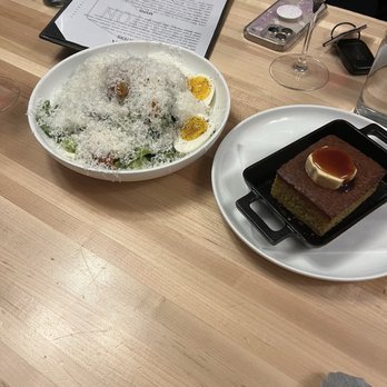 Cotton & Rye - Caesar Salad and Corn Breas - New American Near Me - Savannah, Georgia