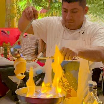Edith's - Flambé bananas - spectacular! - Mexican Near Me - Cabo San Lucas, BCS