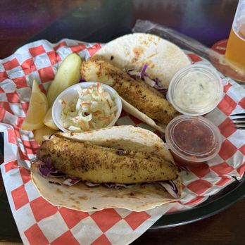 Bamboo Beach Bar & Grill - Grilled fish taco - New American Near Me - Madeira Beach, Florida