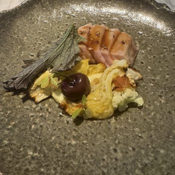 Commis - iberian duroc pork, potato & cabbage, cherry & black vinegar - New American Near Me - Oakland, California