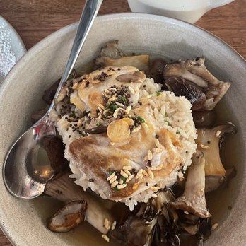Between Us - Mushroom Chazuke with Fish - Breakfast & Brunch Near Me - San Diego, California