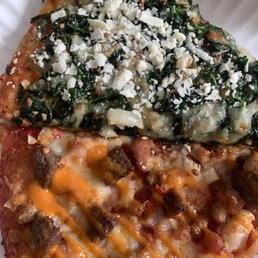 Spinachfeta and chipotle beef
